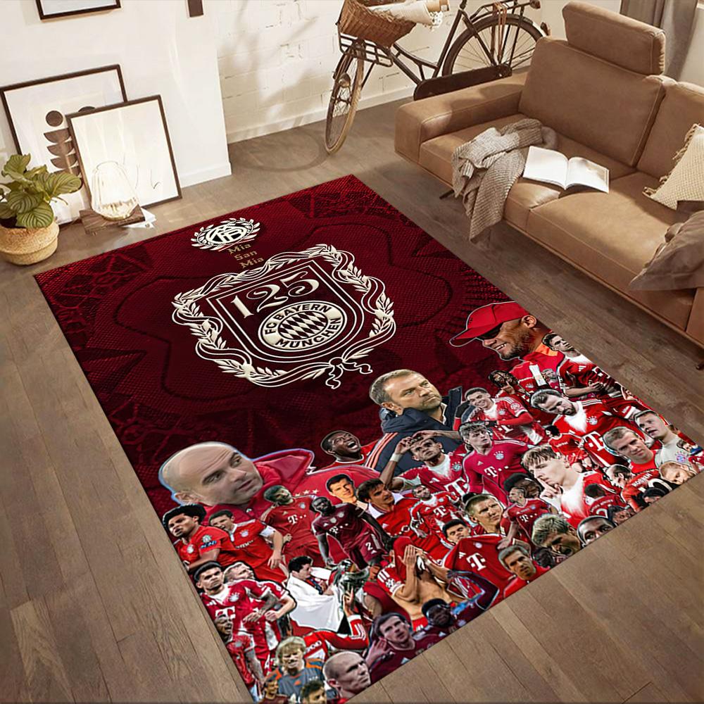 Bayern Munich Floor Mat Perfect for Bedrooms Outdoor Balcony Foyer Anti-slip Rug Decorate Offices Perfect Gift for Valentine's Wedding Birthday