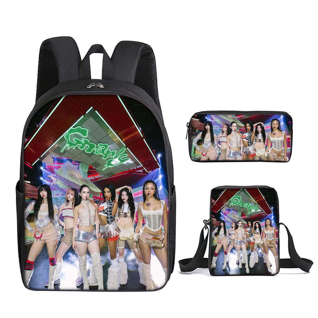 Модный Новинка Kpop Кошачий глаз 3D Печать 3 шт./комплект зрачок Школьные сумки Рюкзак для ноутбука Ежедневный рюкзак Косая сумка на плечо Пенал