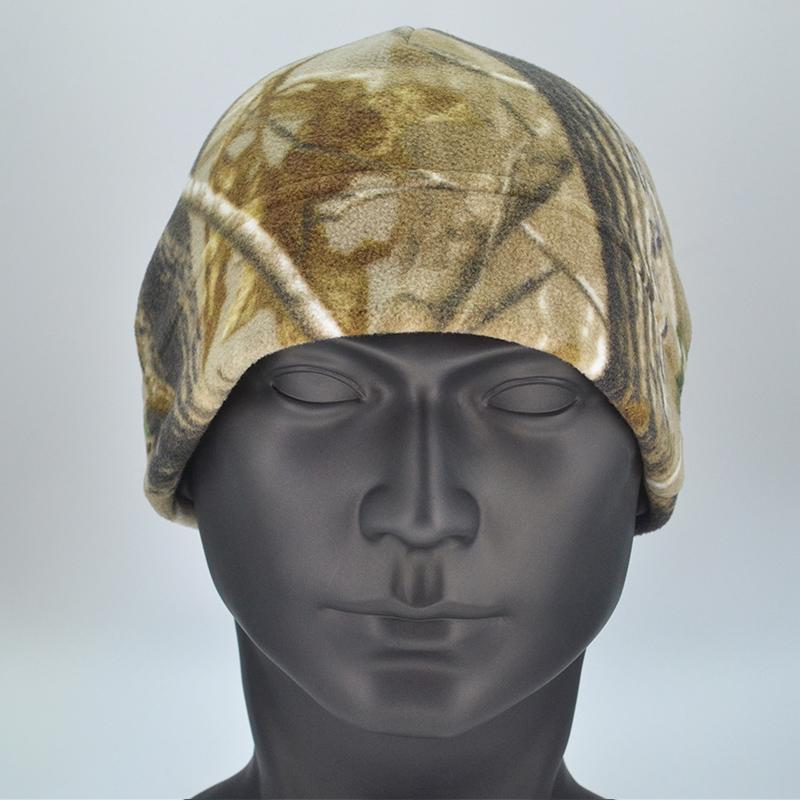 Унисекс зимняя флисовая тактическая шапка - ветрозащитный камуфляж для приключений на открытом воздухе