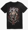 Футболка Slayer SKULL TRIO Хэви-метал группа НОВАЯ Лицензированная и Аутентичная XS-3XL Унисекс Футболка