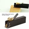 Ebony Mini Plane, Mini Planer for Surface and Flat Surfaces, Crafting, Made of Ebony, High Hardness, Wear Resistant, 75mm Long, DIY, Compact