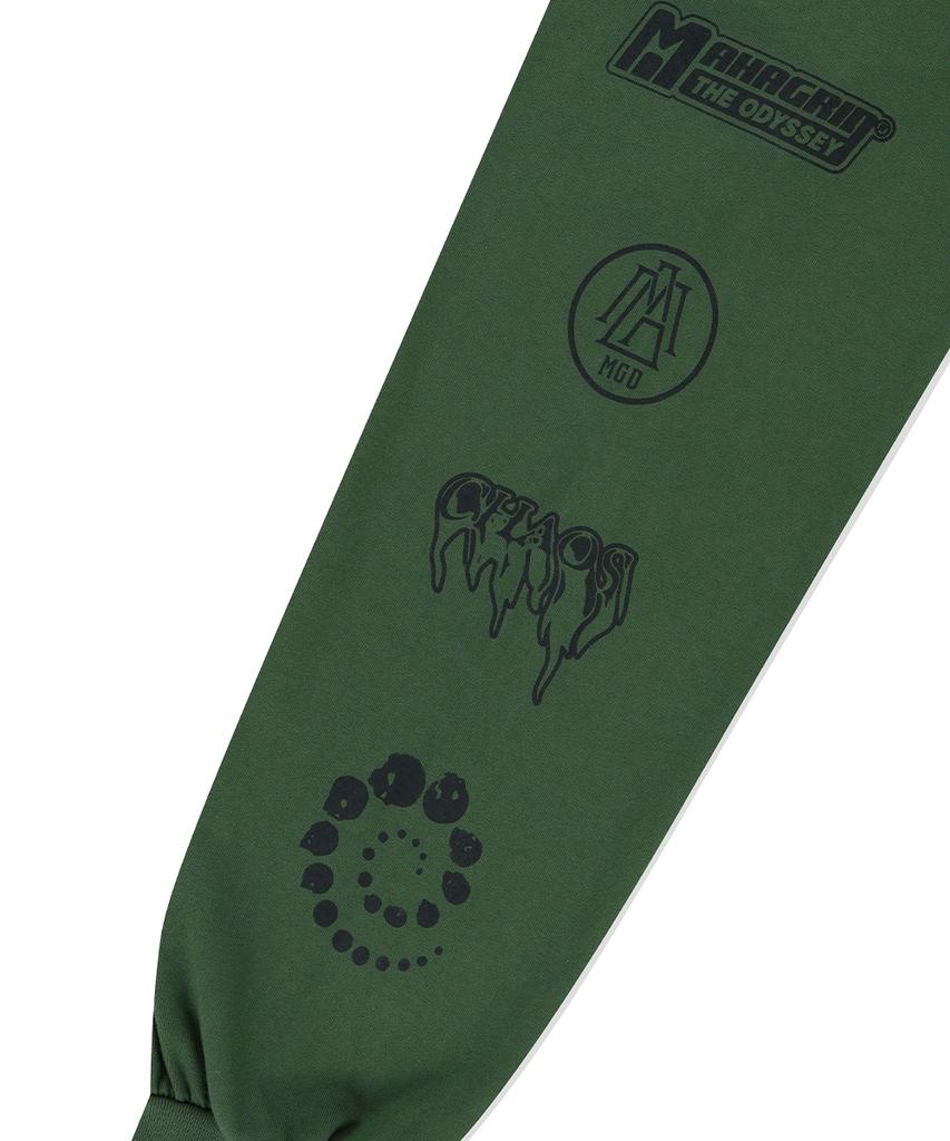 MAHAGRID Mgd Symbol Ls Tee Green(Mg2Efmt565A)