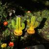 1pcs New LED Solar Lights Atmosphere Decoration Pumpkin Lanterns for Garden  Park Courtyards Cactus Lawns  Ground Mounted Lights
