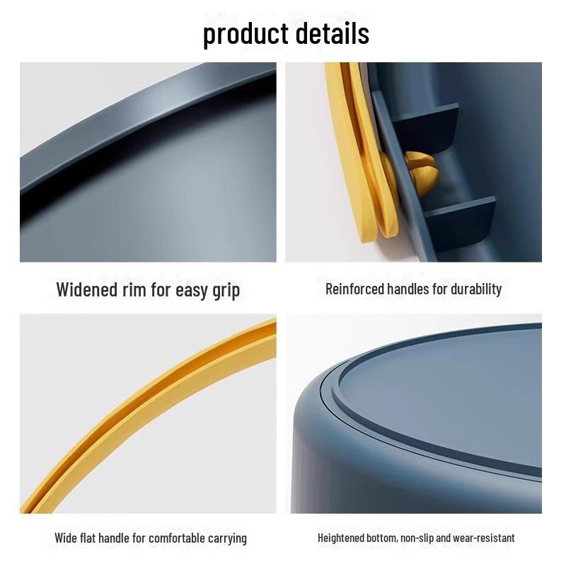 Переносное складное ведро для ванны для ног - утолщенное, бытовое, пластиковое, для рыбалки или использования в общежитии