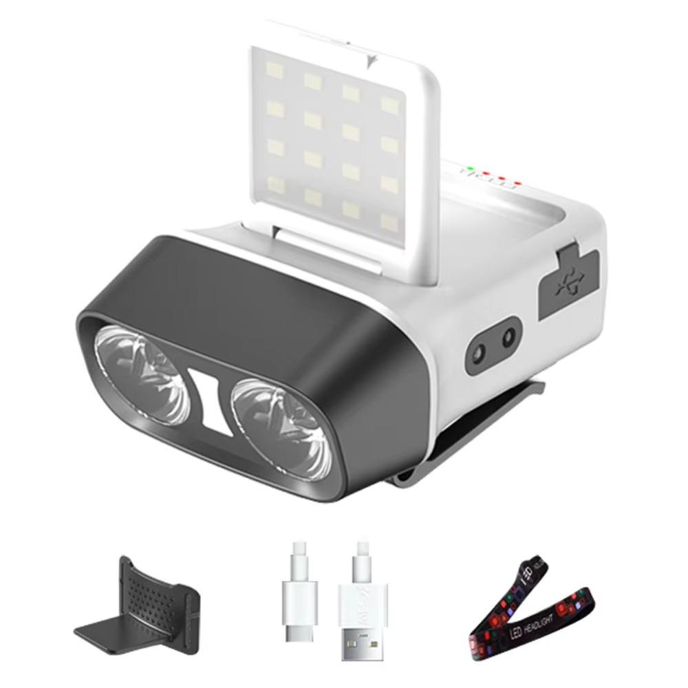Ultra Bright Sensor Headlamp Portable Induction Fishing Headlight Hanging Camping Light  Camping
