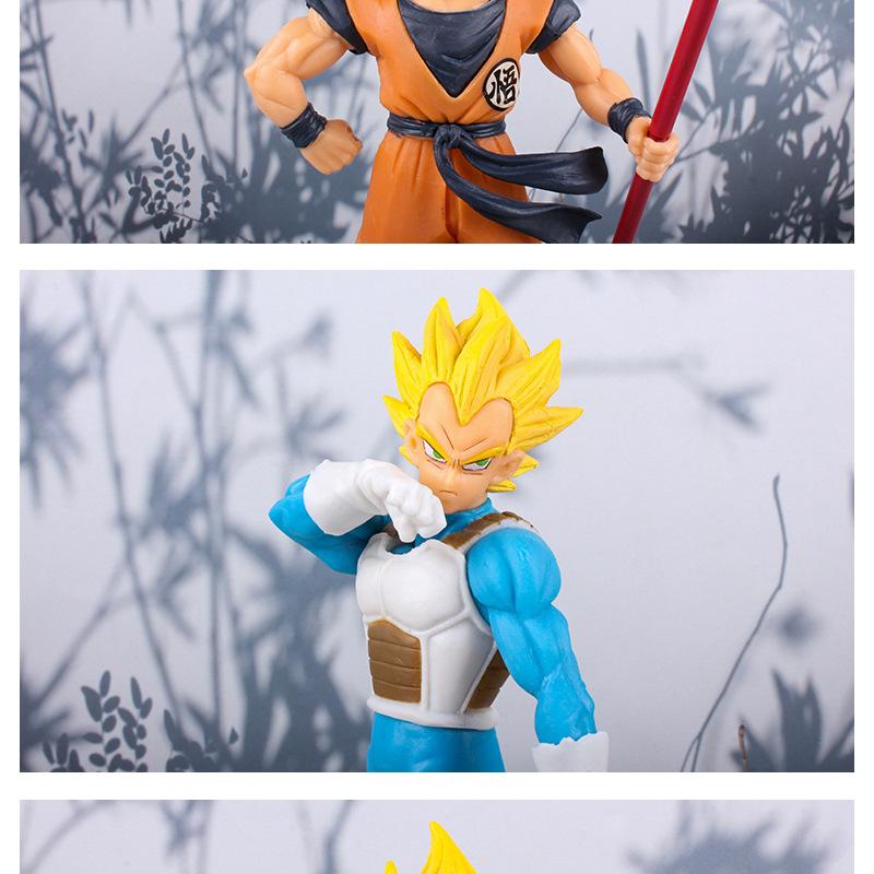 Семь фигурок Dragon Ball, фигурка пробужденного Сунь Укуна, аниме-модель Веджеты, коллекционный подарок
