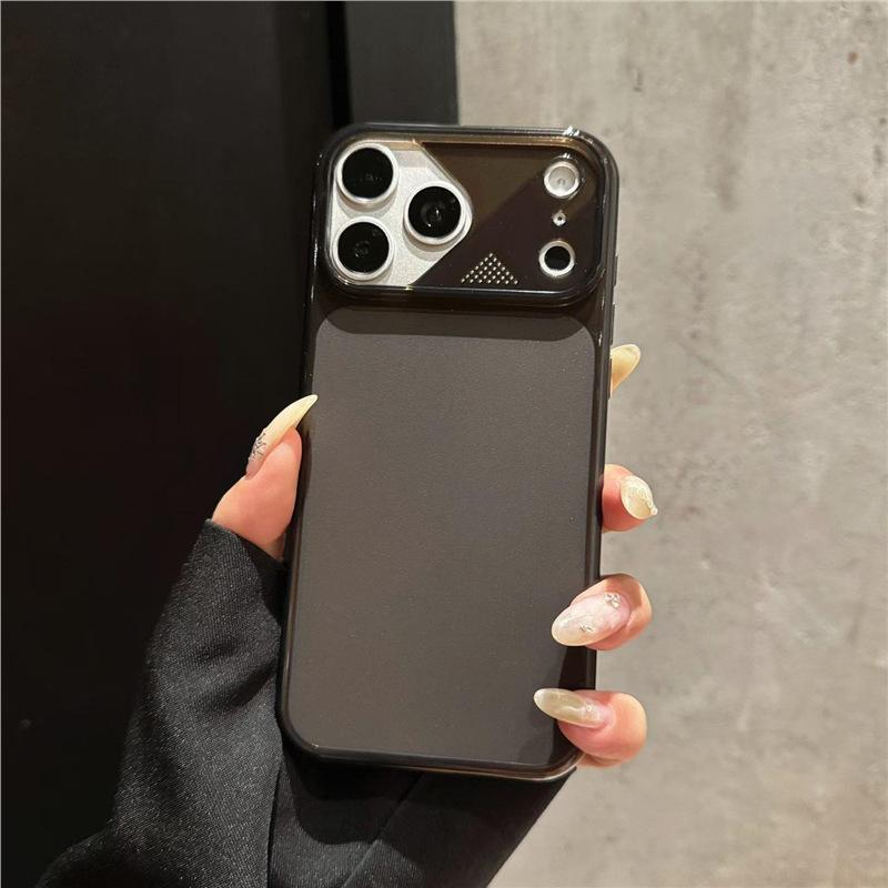 Чехол для мобильного телефона Seconds change iPhone18PROMAX, большое полупрозрачное матовое окно, подходит для Apple 17, полностью закрывающийся мягкий защитный чехол