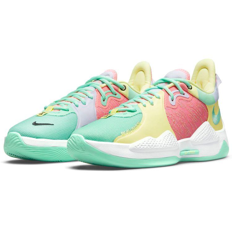 Nike PG 5 EP Daughters Unisex Sneakers Multi-Color Green-Glow White CW3146-301