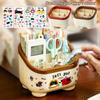 Large Capacity Penholder Multi Grid Makeup Brush Organizer Box New Table Storage Box