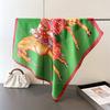 Luxury Horse Lightweight Faux Silk Printed 70cm Small Square Scarf Shawl Neck Scarf High-End Fashion Neck Head Wrap Scarf