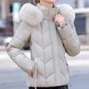 Fashion Women's Coats Winter Parkas Hooded Faux Fur Collar Loose Thick Warm Women Jackets