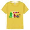 Garden of Banban Game T Shirt Kids 100%Cotton Boy Girl Summer Short-Sleeved T-shirts Girls Clothes T Shirt for Kids Boy 10 Years Anime Cartoon T-shirt