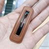 Geometry Square Leather Hair Clip Pu Leather Side Clip Cute Girl Hairpin  Travel