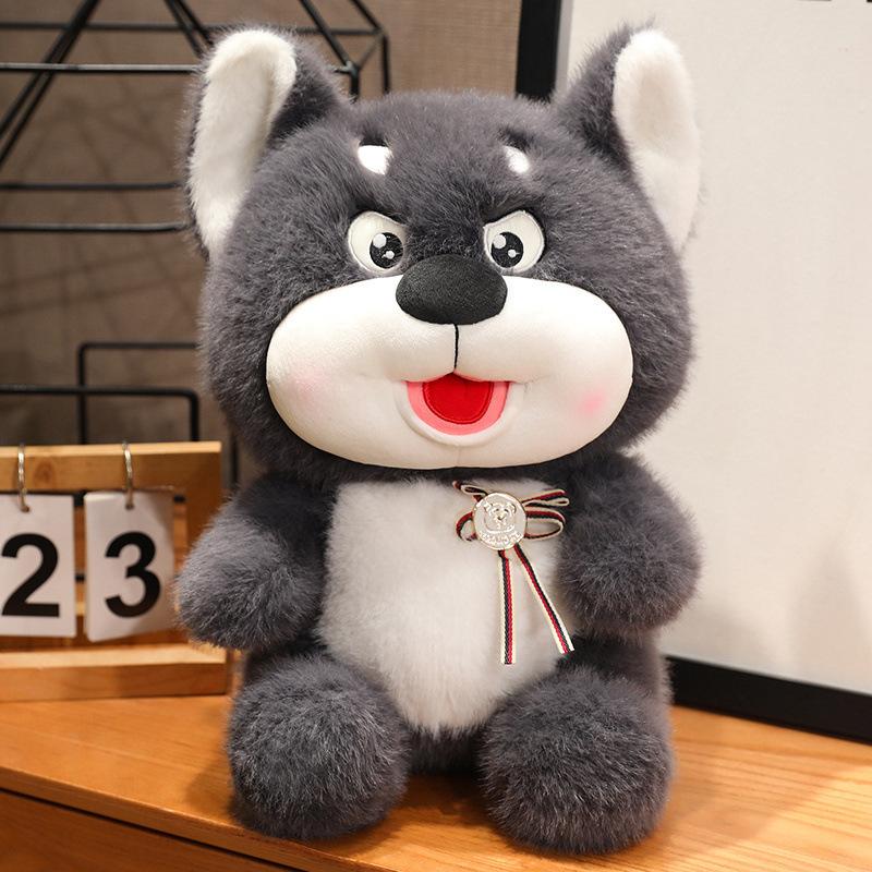Медаль кукла хаски плюшевая игрушка собака кукла кукла подушка для девочек спящие дети подарок на день рождения
