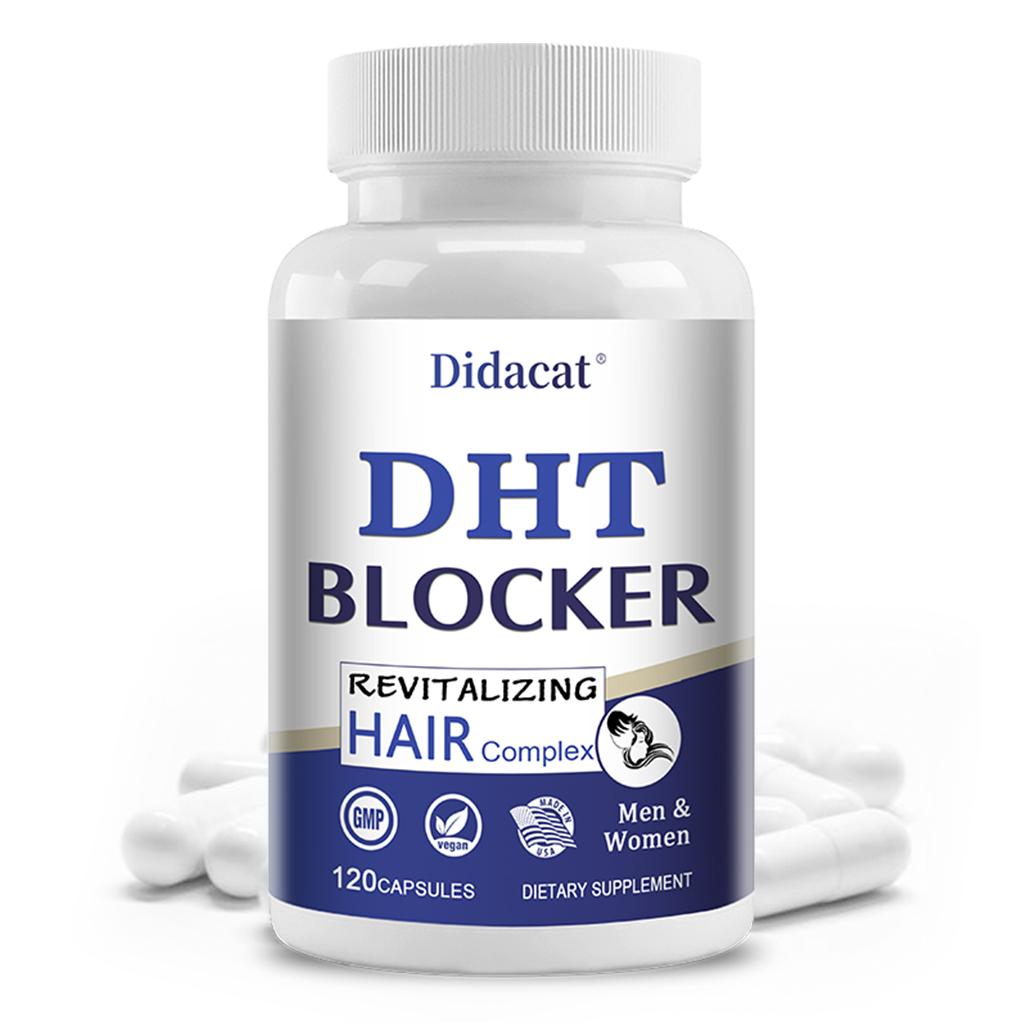 Didacat DHT Blocker Hair Complex Dietary Supplement, 120 Capsules