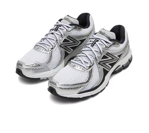 New Balance 860V2 Черный Белый Серебристый ML860XD Унисекс