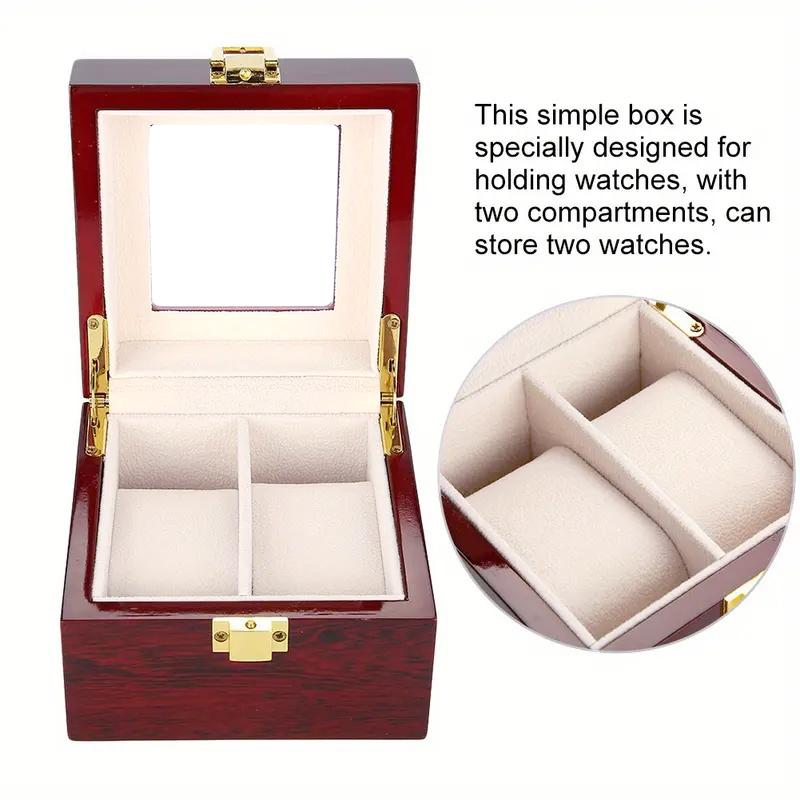 1 шт. витрина для часов винтажные визуальные часы ювелирные изделия дисплей деревянная коробка для часов роскошь 2/3/5 сетки