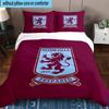 3pcs Aston Villa Football Club Printed Bedding Set Duvet Cover Closure Includes 1 Duvet Cover & 2 Pillowcases Bedding Sets Home Decor Gifts