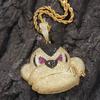 Bling Iced Out Gorilla Pendant Necklace Micro Pave Zircon Monkey Necklace Men and Women Hip Hop Rock Rap Trend Jewelry
