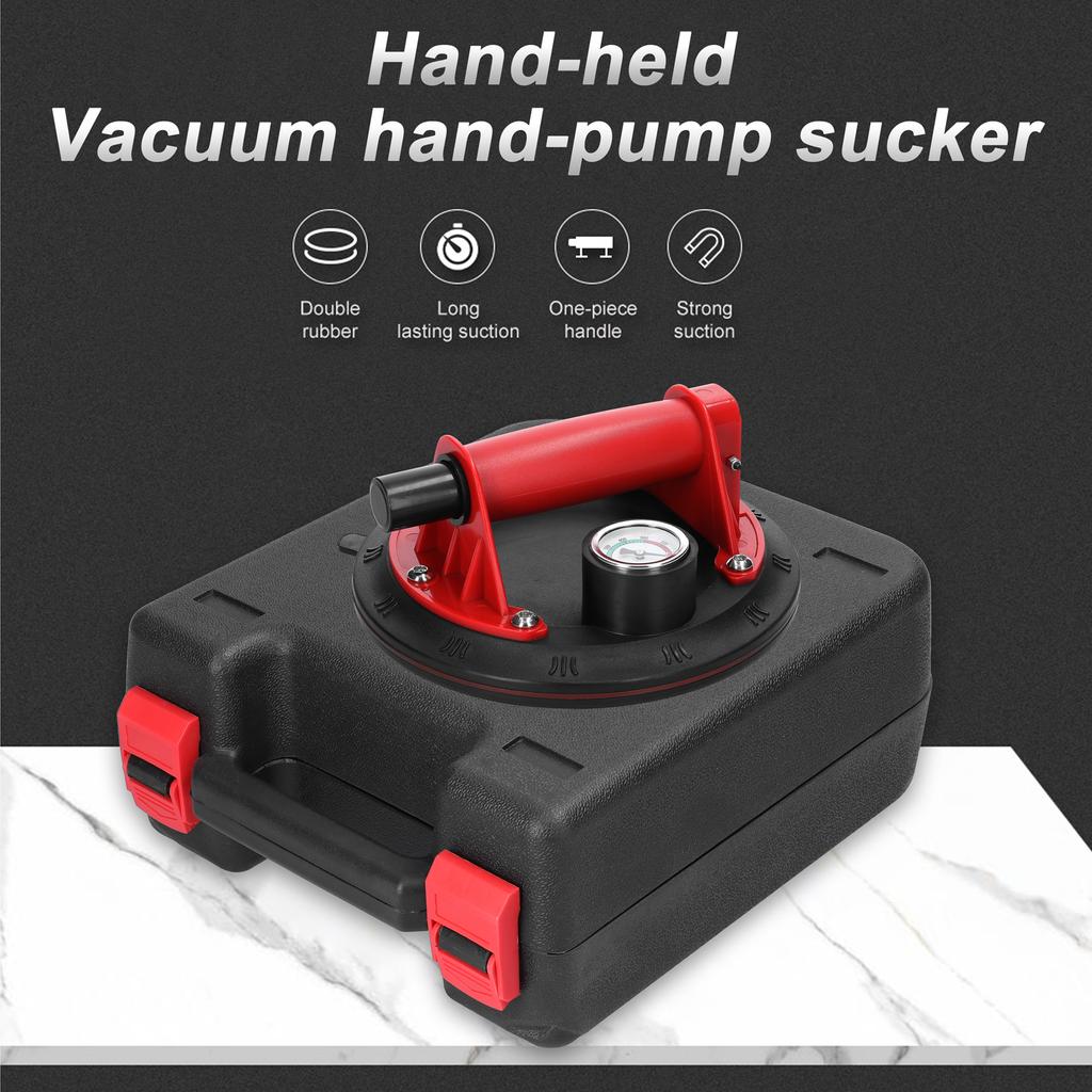 Manual Vacuum Suction Cup 100kg High Bearing Capacity Hand-pump Sucker Heavy Duty Vacuum Ceramic