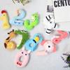Digital Animal Doll 0-9 Cartoon Numbers Lovely Giraffe Seahorse Crocodile Plushies Companion Educational Toy Soft Stuffed Numeral Pillow Baby