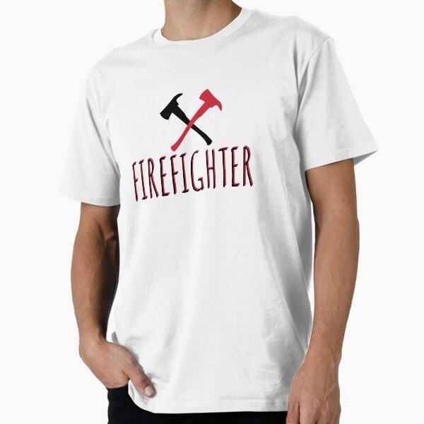 Firefighter fight fighter awesome firefighter Premium T-Shirt M-2XL Gift,