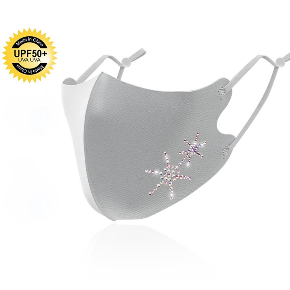 Дышащая маска из ледяного шелка, анти-УФ-защитная маска, горячая распродажа, вуаль для лица, подарок