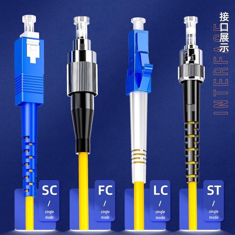 SAMZHE LC-FC Single Mode Dual Core Fiber Optic Patch Cable