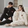 New Couple's Winter Flannel Pajama Set: Thickened Coral Fleece for Men & Women