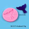 Mermaid Tail Silicone Resin Mold DIY Ocean Mermaid Shell Conch Fondant Chocolate Cupcake Gumpaste Baking Cake Decorating Tools
