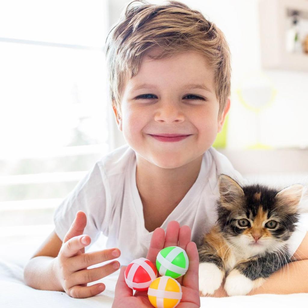 EXCEART Target Balls, Sticky Darts, Dart Set with Suction Cups, Kids' Throwing Game, 25 Pieces, Random Colors