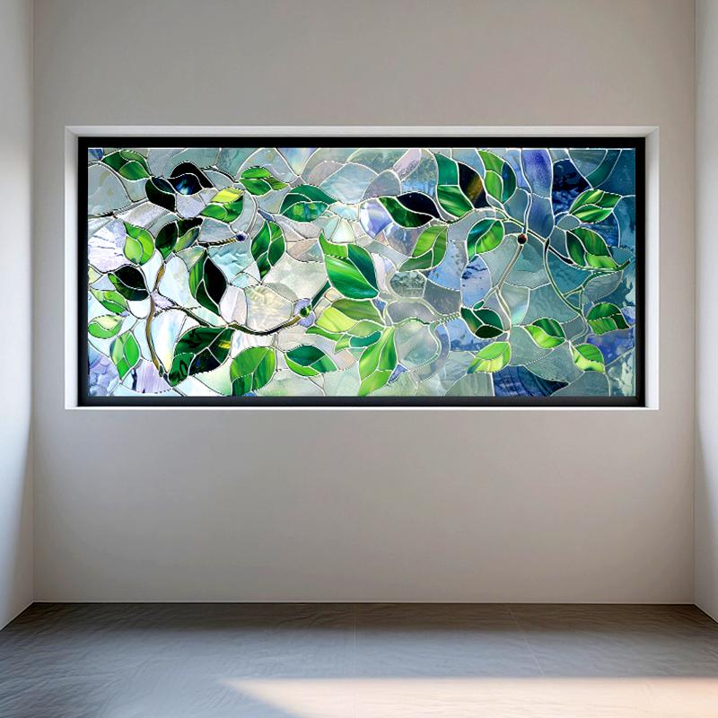 1 шт. Защита конфиденциальности Матовое 45x100 см Электростатические ПВХ Наклейки Ретро Стекло DIY Окно Домашний Декор