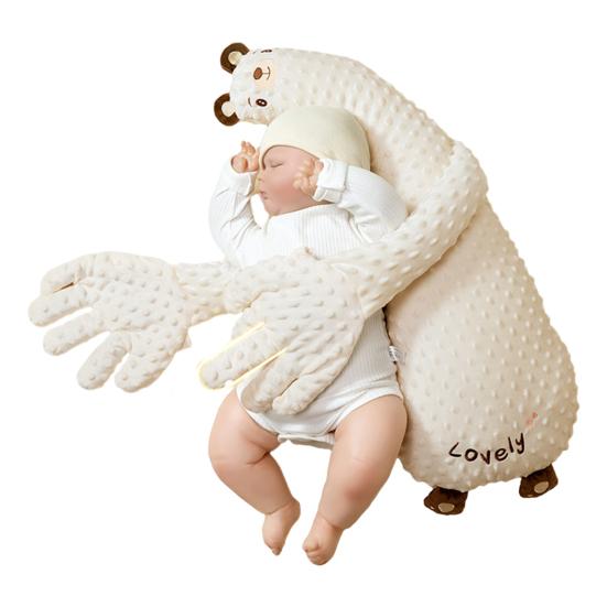 Baby Patter for Sleep Startle Prevention Stuffed Doll Pillow with Soothing Patting Palm Pad Soothing Patter Sleep Companion with Music for Comforting