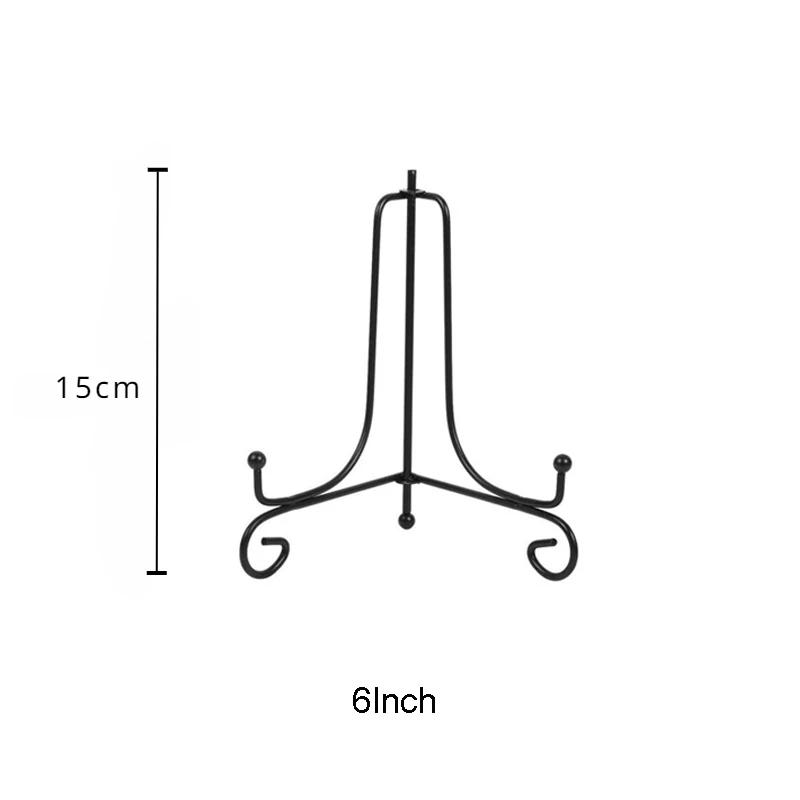 1 шт. Черный железный DIY кронштейн для рукоделия, держатель для книг, подставка для фото, подставка для чаши, рамка для фотографий, подставка для тарелок, подставка для дисплея, мольберт, держатели для хранения