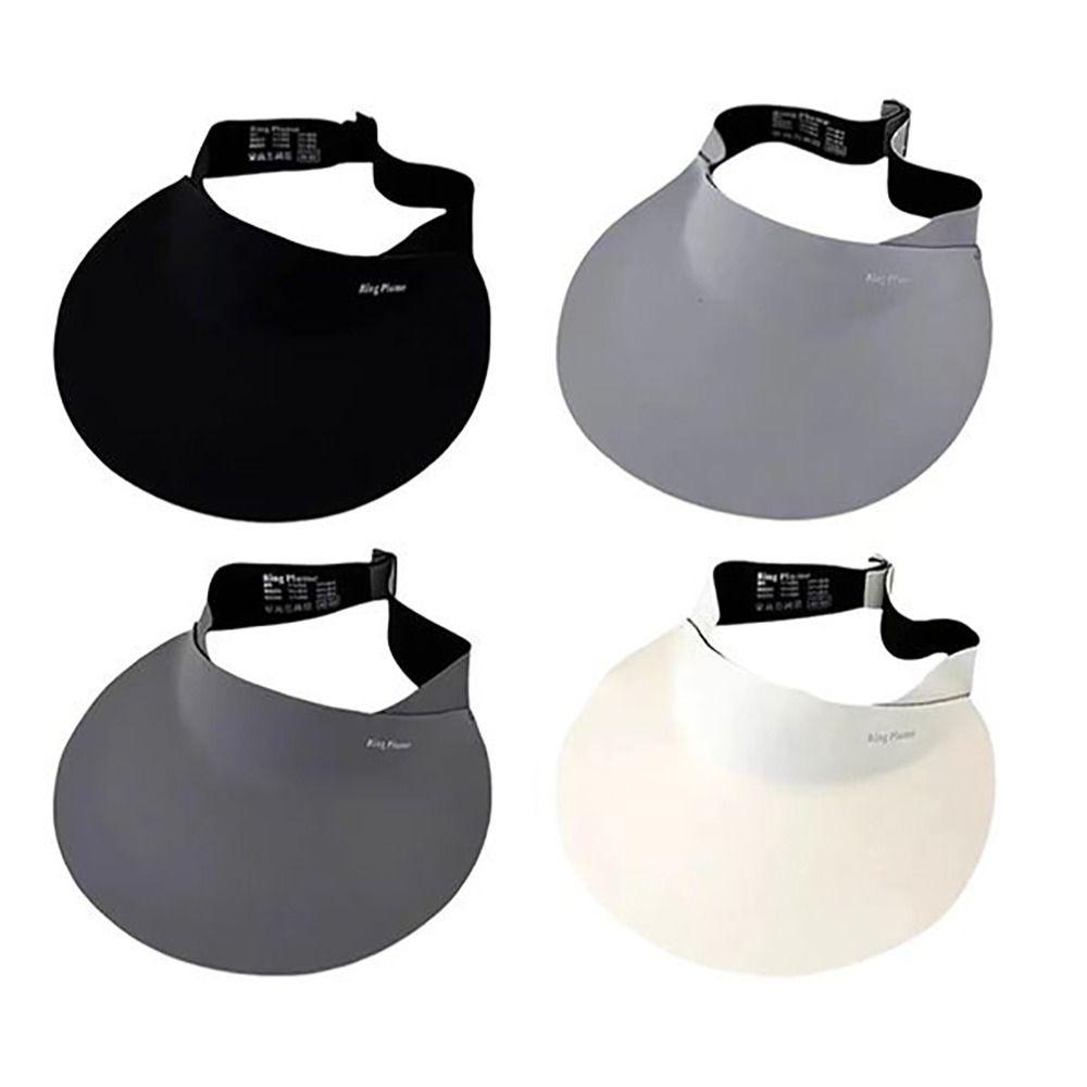 Quick-drying Empty Top Hat Nylon fabric Sun Protection Hat Breathable Wide Visor Brim Hat Summer