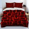 3D Набор постельного белья с одеялом «Лава вулкана», Пододеяльник, Наволочка, Размер Кинг, Квин, Взрослый, Детский