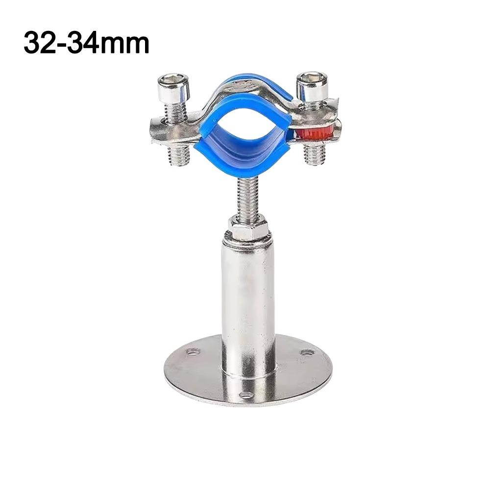50-95 мм Кронштейн-хомут для трубы 304 Нержавеющая сталь Регулируемый стержень Опорный зажим С основанием Подвеска Телескопический кронштейн для трубы