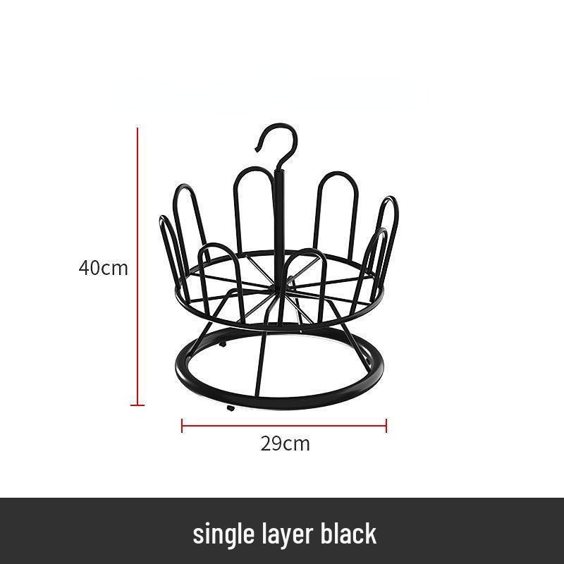 Вращающаяся кованая уличная сушилка для сандалий и обуви со стойкой
