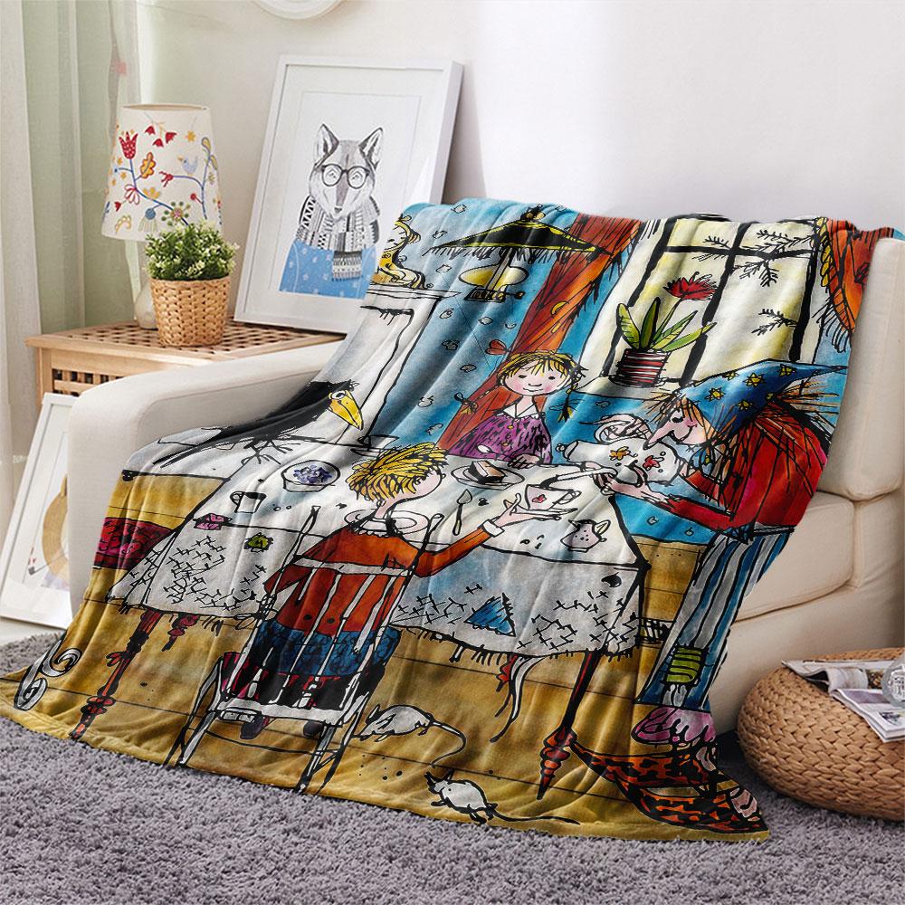 Story Blanket, High quality Comfortable for All Seasons, Home Decor, Warmth and Comfort