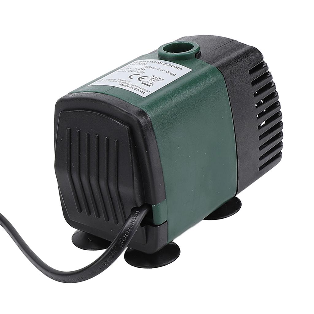 7 Вт 500 л/ч погружной насос IP68 защита 120 см подъем тихий водяной насос для ландшафтного аквариума бак P