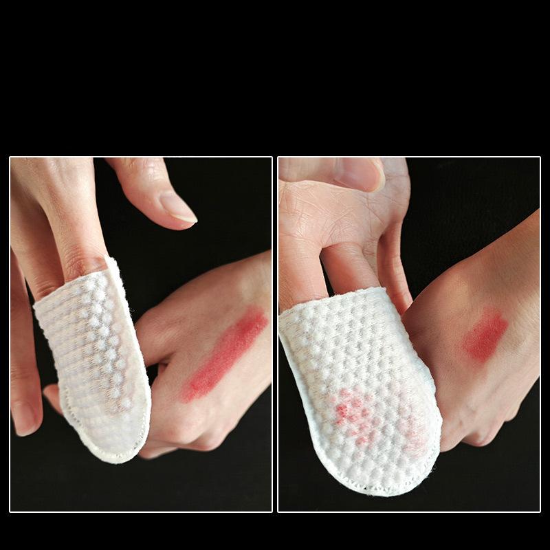 U-образный карманный набор для пальцев, хлопковая вставка для макияжа, ручная вставка для снятия макияжа, хлопковый карман с жемчужным узором, хлопковая сумка для чистки полости рта, упаковка из 120 шт.