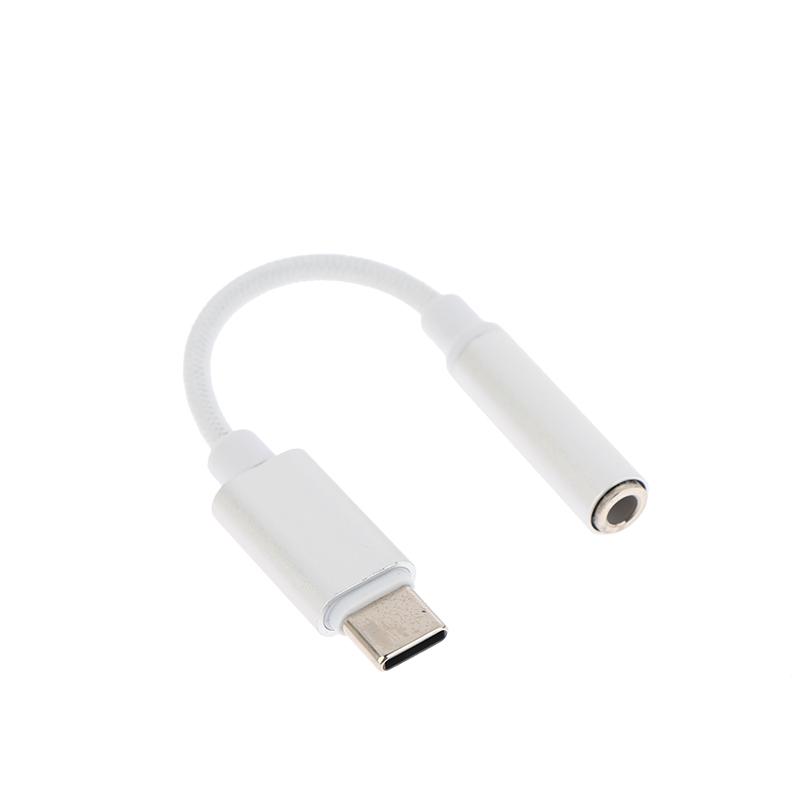 Адаптер USB Type C на 3,5 мм Aux Кабель-переходник Type-C 3 5 разъем Аудиокабель Кабель для наушников Конвертер Для телефона Кабель адаптера цифрового аудио