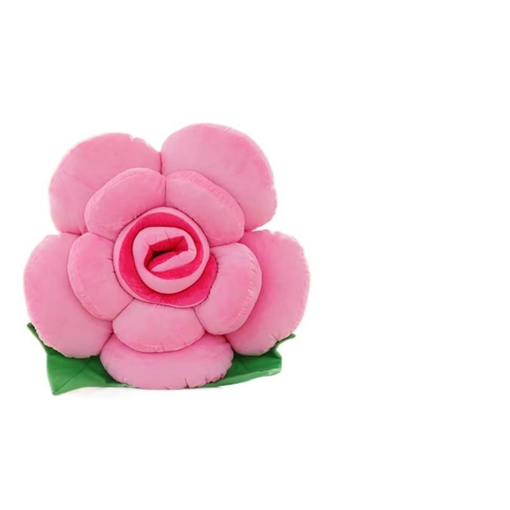 Simulated Rose Shaped Pillow Large Car Interior Cushion New Sofa Flower Cushion Home Decor