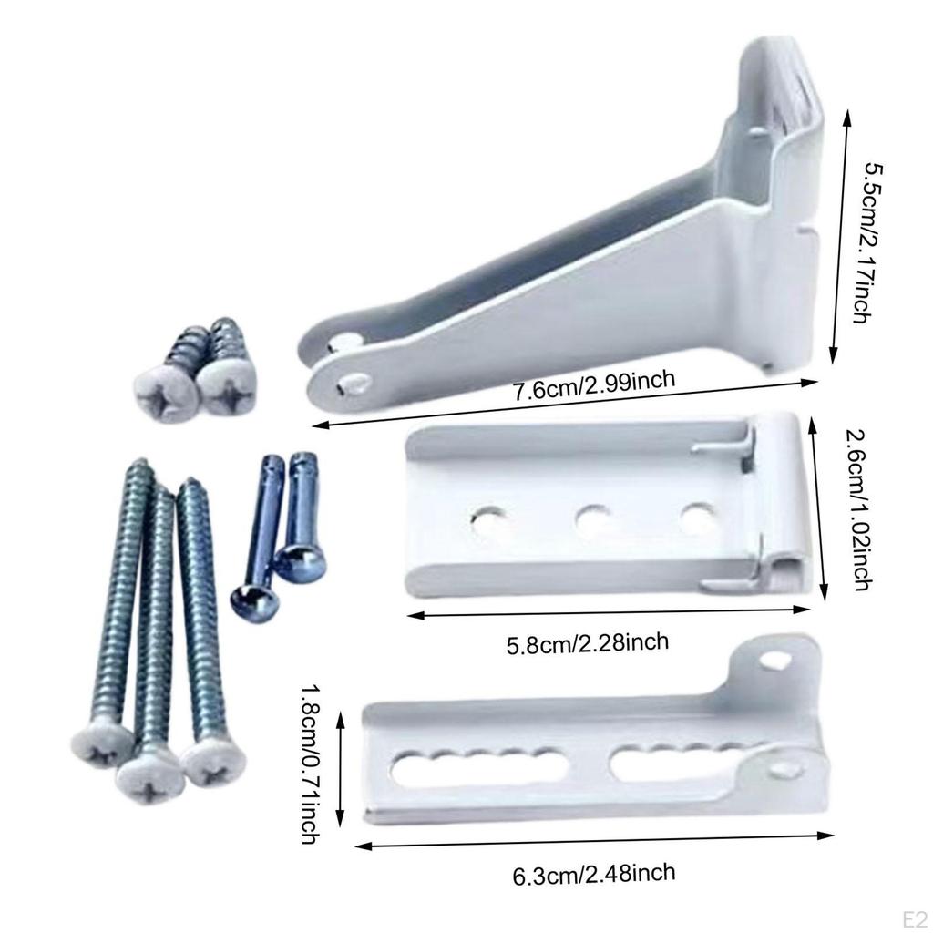 Door Closer Bracket Anti Sag Gate Kit Stable Sturdy Heavy Duty Industrial Frame Repair