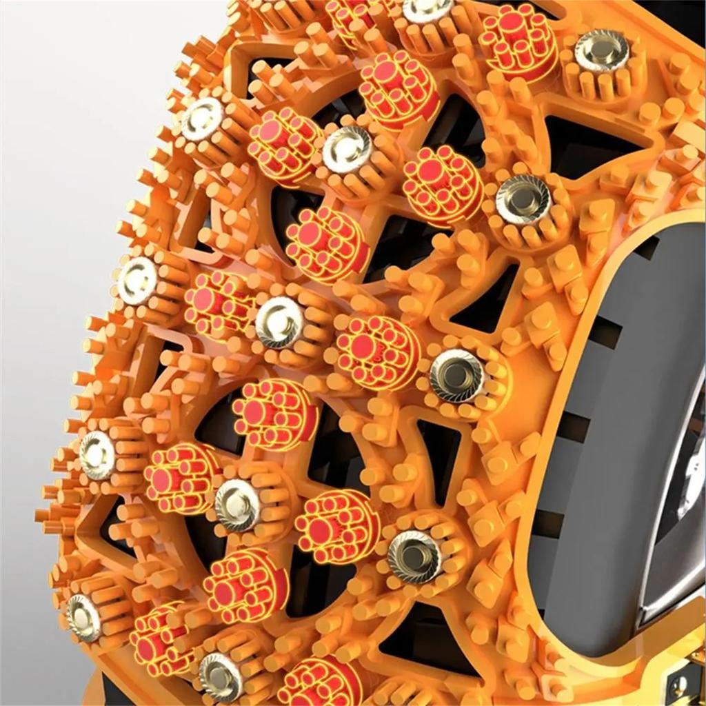 1 шт. Резиновые автомобильные цепи противоскольжения для снега, Безопасность на дороге, Цепи на автомобильные шины, Зимние уличные аварийные аксессуары, Цепи на автомобильные колеса