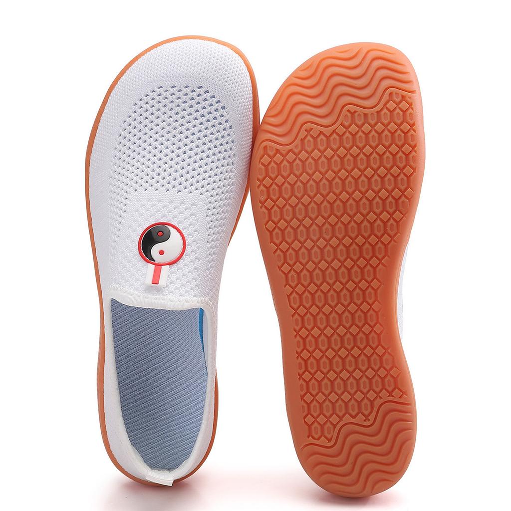 Новые туфли тайцзи мужские и женские летающие сетчатые дышащие босые туфли для отдыха на открытом воздухе фитнес обувь для кунг-фу Бадуаньцзинь