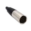 3/4/5/6Pin Mini XLR Female / Male Plug for MIC Soldering Straight for Cable Soldering Small XLR Female Male High Quality