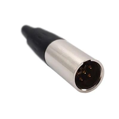 Мини XLR штекер/розетка 3/4/5/6-контактный для пайки к кабелю Для микрофона Микрофон Аудио Видео Маленький XLR штекер/розетка