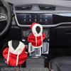 Автомобильный чехол для переключения передач, универсальный чехол для рычага переключения передач, протектор, декор, забавный свитер с капюшоном, автомобильные аксессуары для интерьера