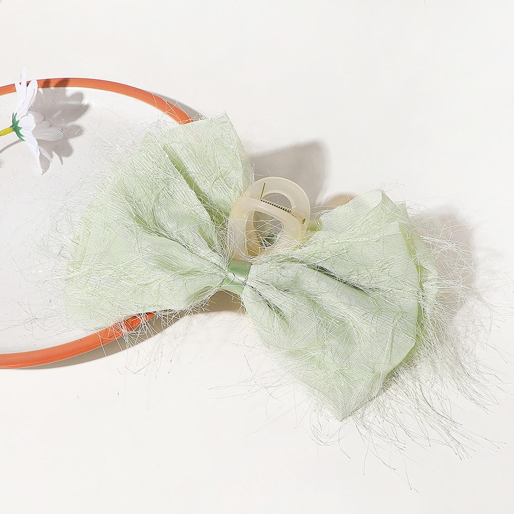 Double Sided Bow-Knot Grab Clip Hairpins Big Size Bow Velvet Hair Claws Korean Hair Clip Hair Style Accessories Fashion Barrette